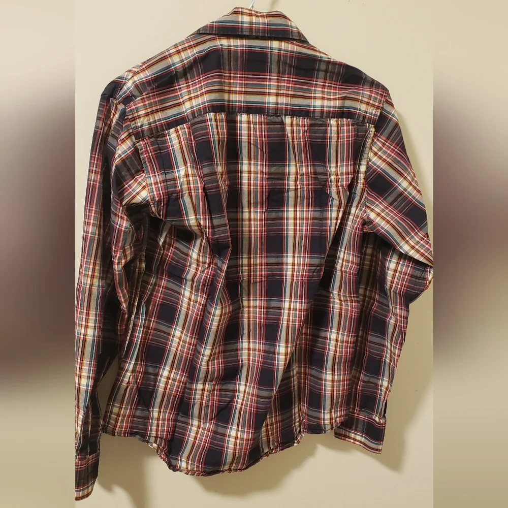 GANT Men's Checkered Shirt - Red, White, and Blue - Picture 5 of 5